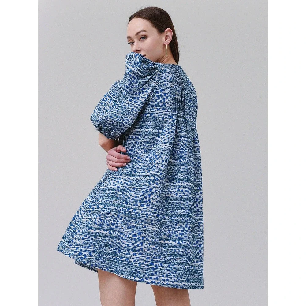 Hunter Bell Blue Jenkins Dress S
